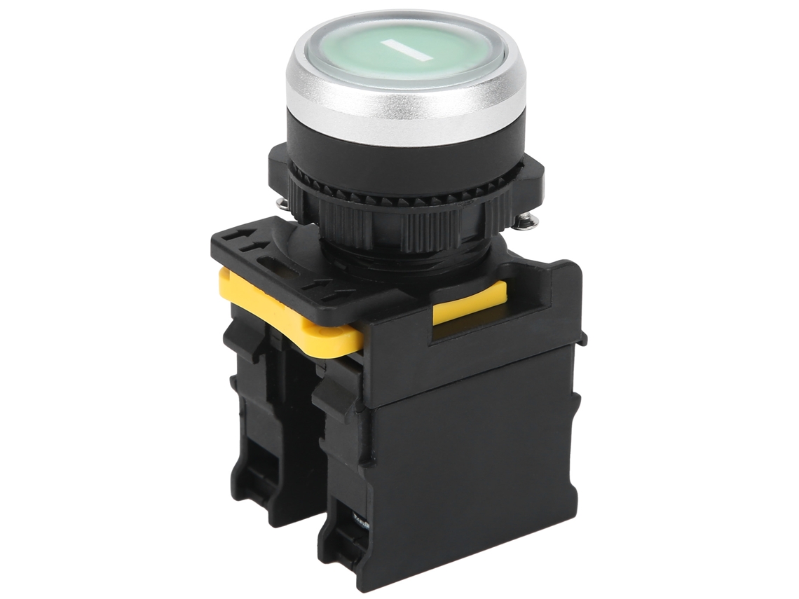 Botón De Arranque Impermeable, Interruptor Pulsador, 220 V, 10 A, Equipo Eléctrico Verde.
