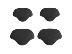 Pack De 5 Parches De Protección/reparación De Talón Para Reparación De Calzado. Black S