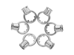 Ganchos Roscados M10 Para Lámparas Con Dientes Internos, Anillos De Elevación Metálicos De Alta Resistencia Para Luminarias.