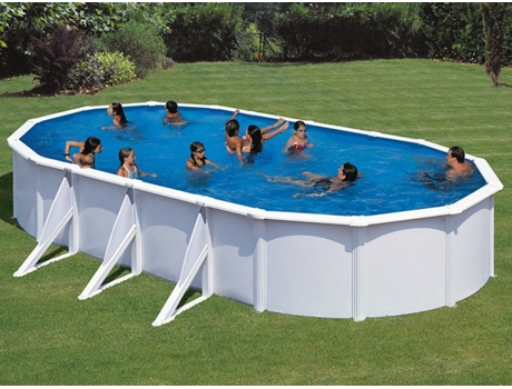 Piscina de Acero GRE Blanca (500x300x120 cm)