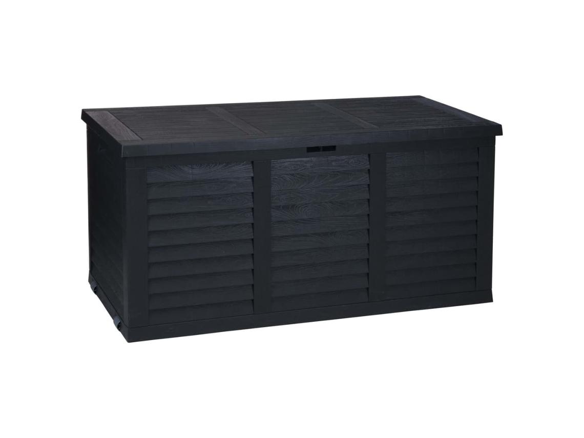 Baúl de Almacenamiento IPAE-PROGARDEN con Ruedas Gris Oscuro 300 L