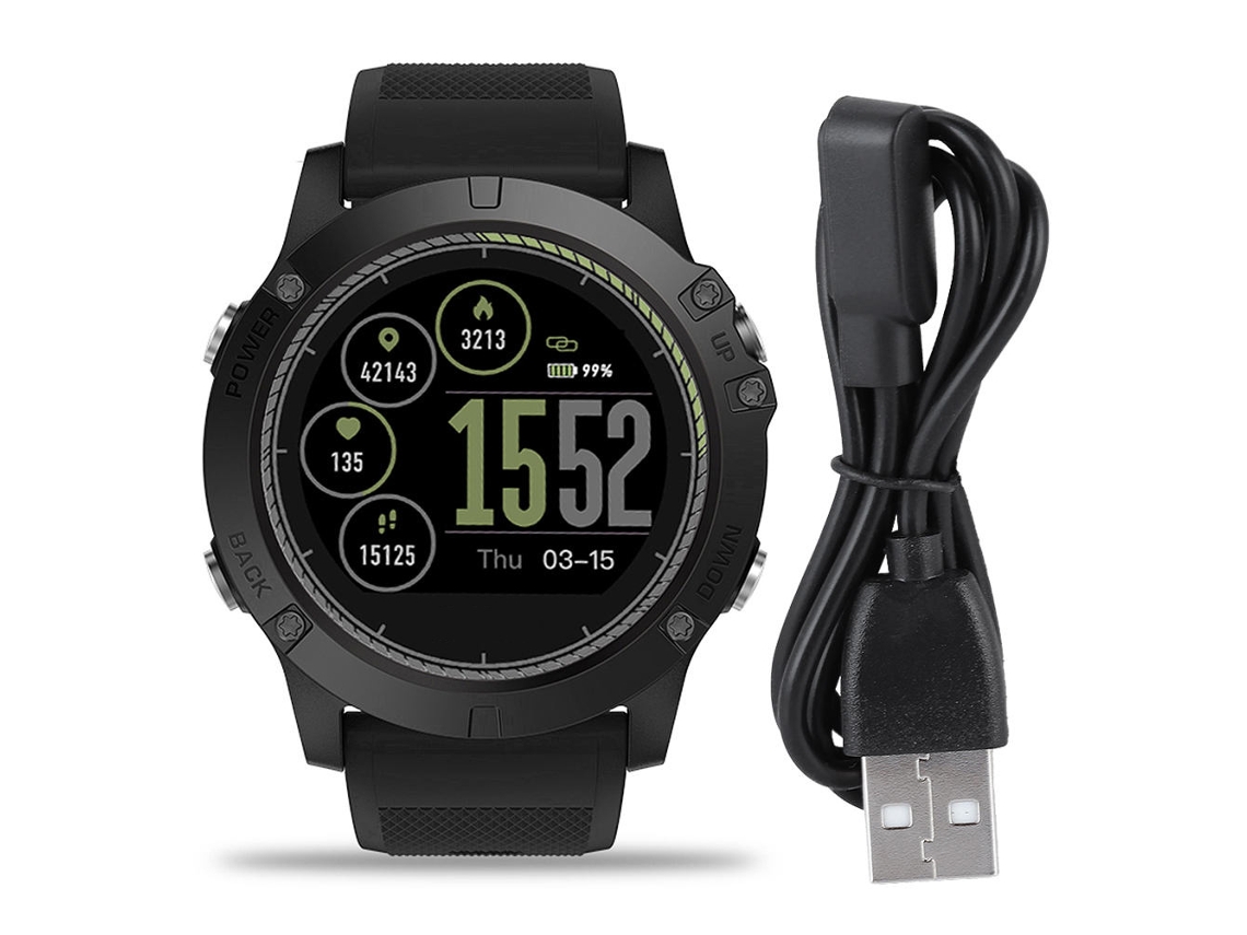 Reloj Inteligente (monitorización De Frecuencia Cardíaca, Resistente Al Agua 5atm) Zeblaze Vibe3 Hr Reloj Inteligente Android Ios