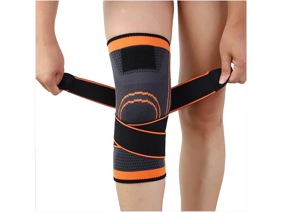 Tapón De Rodilla Para El Dolor De Artritis, Apoyo Para La Recuperación Y El Deporte - Naranja