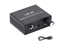 Atenuador De Sonido Pasivo Ajustable De -40 Db A -15 Db Con Cable De Salida De 3,5 Mm Lm-40