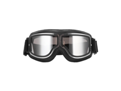 2026-gafas De Moto Protección Contra Viento Arena Ajustables Lentes Plata Marco Negro Motocross Outdoor