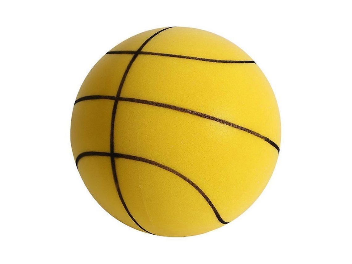 Balón De Baloncesto Silencioso De 21/24 Cm Para Entrenamiento En Interiores, Elástico, Sin Recubrimiento, Para Niños A Partir De 12 Meses.