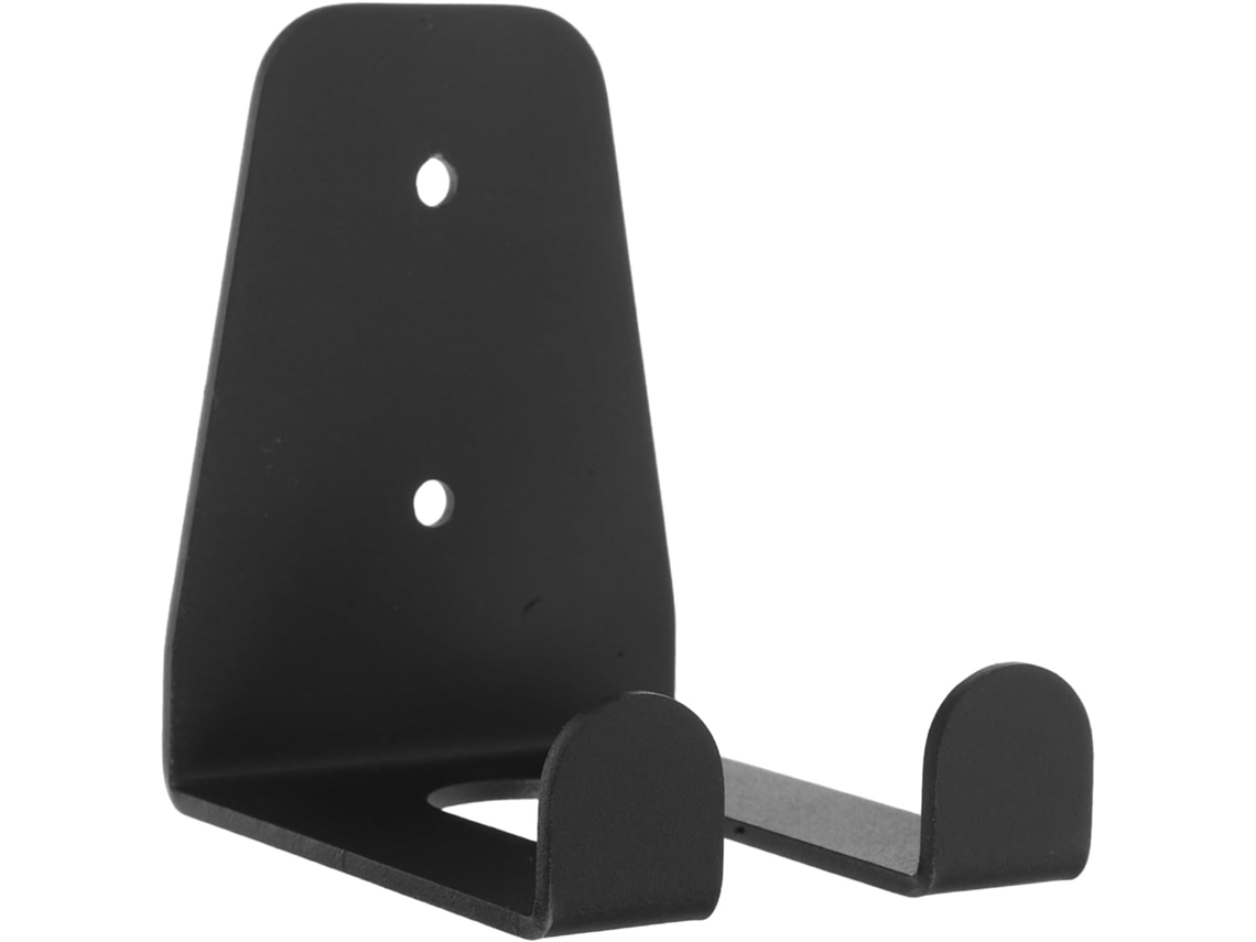 Soporte de pared reforzado para mancuernas con doble gancho, ideal para fitness, deportes y uso doméstico.