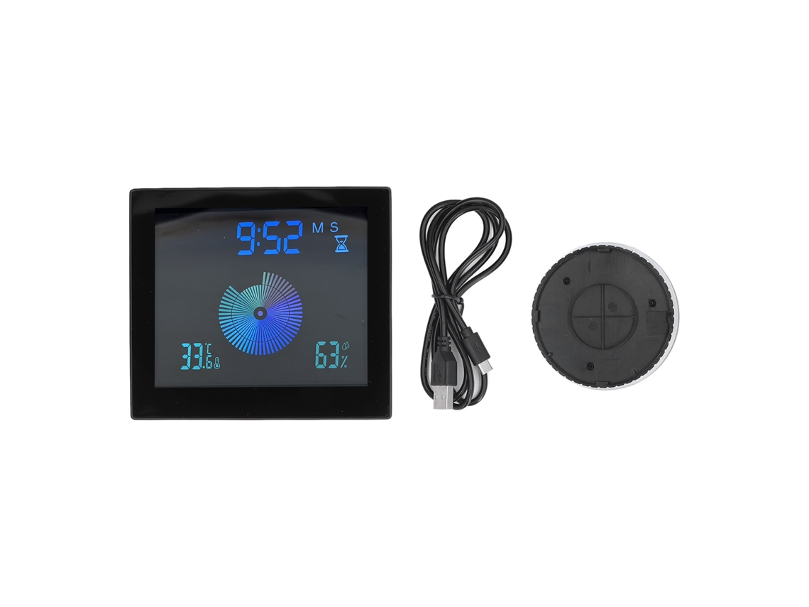 Reloj de ducha digital (temporizador, pantalla de temperatura)