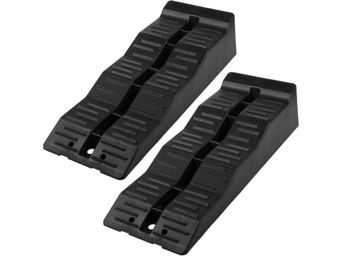Nivelador De Ruedas De Hdpe De 2 Piezas Para Autocaravanas, Triple Capacidad, Para Remolques Y Vehículos.