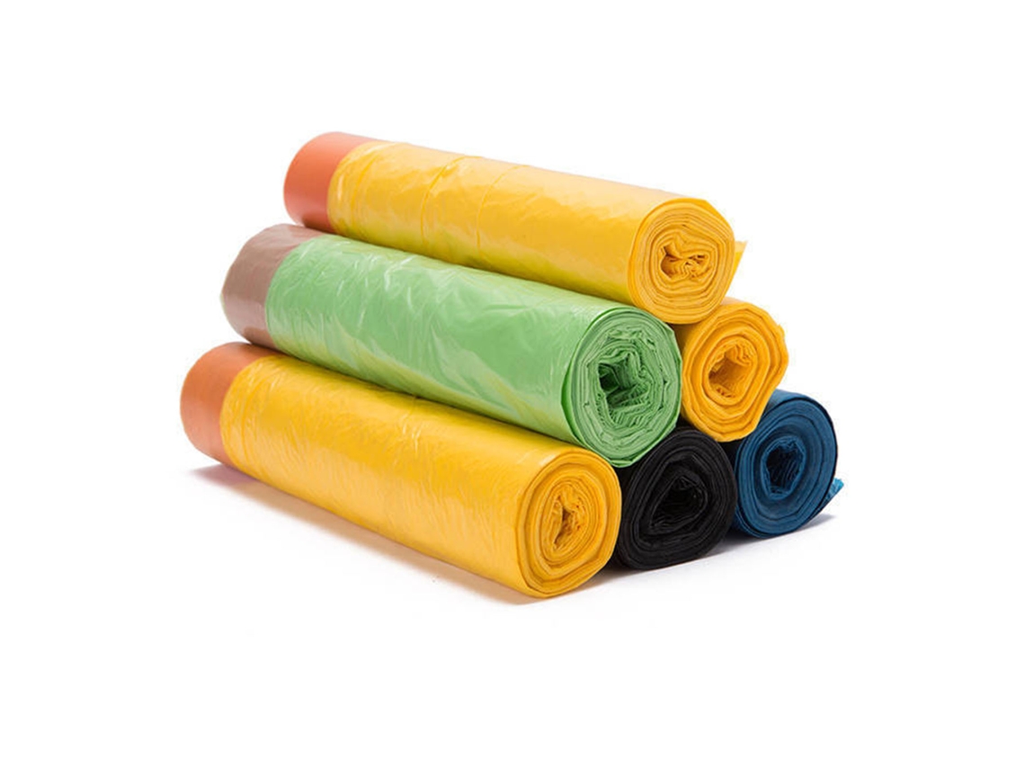 Bolsas de basura gruesas con cordón ajustable, 15 unidades, para cocina.