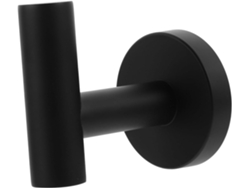 Juego de 1 toallero y perchero de acero para pared, práctico y elegante, para baño - Vayotoy