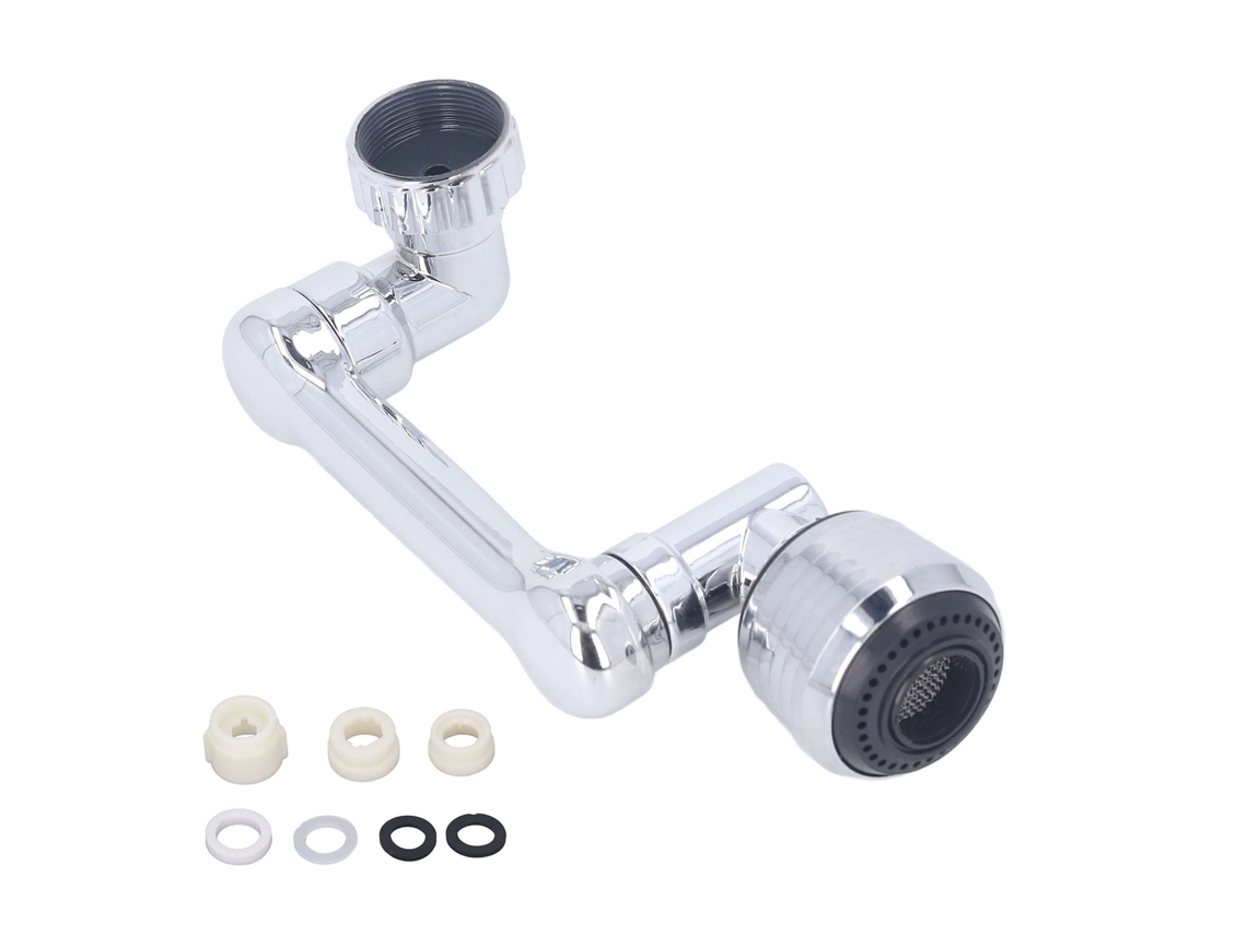 Extensión De Grifo Giratoria De 1080 Grados En Abs Para Fregaderos De Cocina Y Baño Con Filtro.