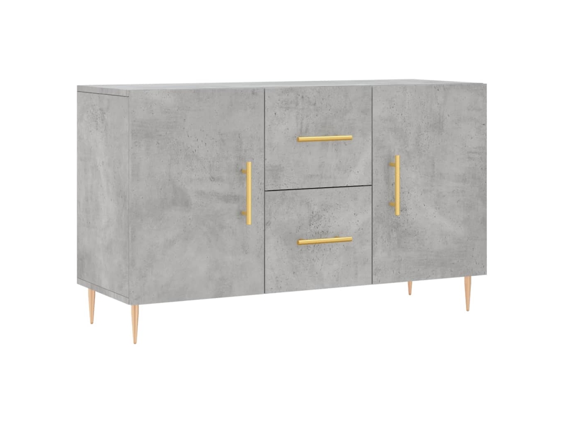 Lovely Home Aparador 100X36X60 Cm Derivados de Madera Gris Cemento