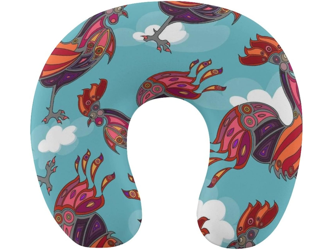 Almohada Viaje Cuello – Espuma Viscoelástica Viscoelástica Fácil Relajación Cómodos Familia.brfácil