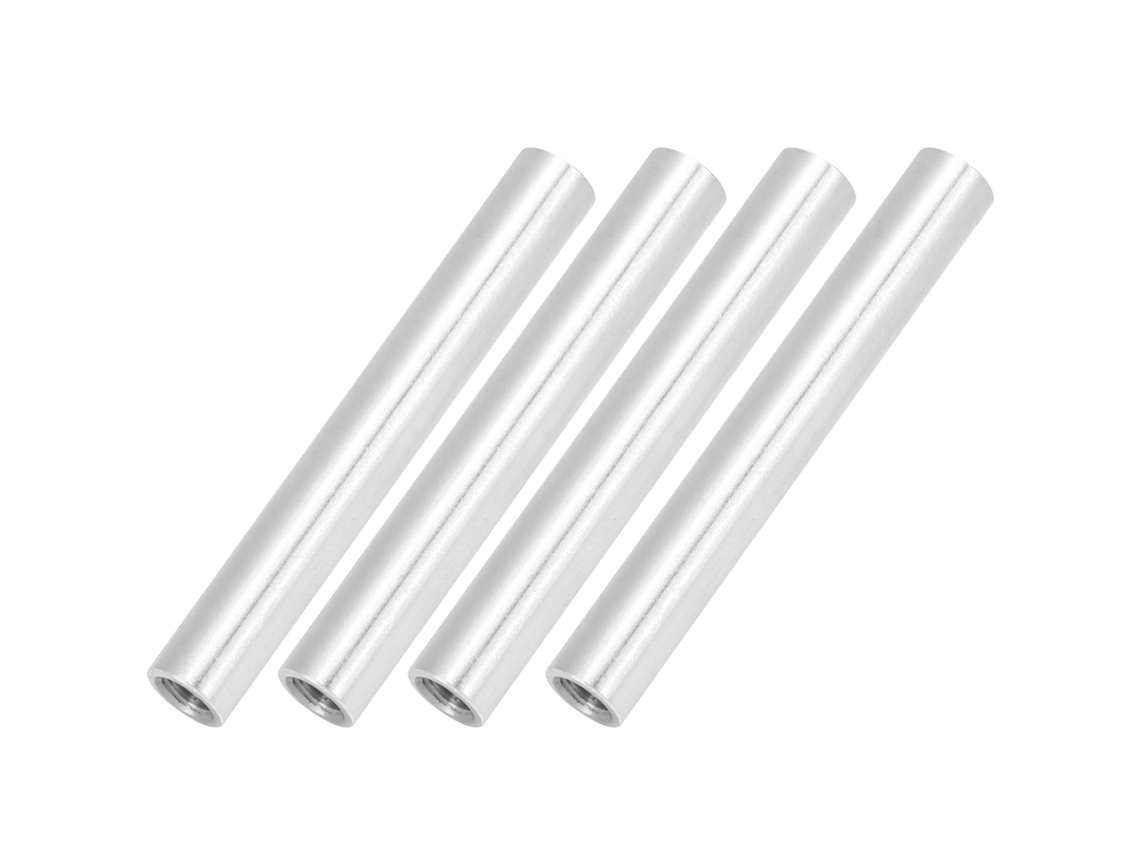 4 Piezas Tuerca Hembra Aluminio Standoff Extensión Columna Soporte M4x0.7mm Accesorios Robot