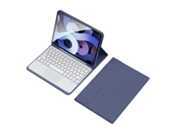 Teclado Inalámbrico Bt Y Teclado Numérico Usb Con Funda De Cuero Pu Para Ipad Air3 Pro 7 8 9 10.2-10.5 Pulgadas