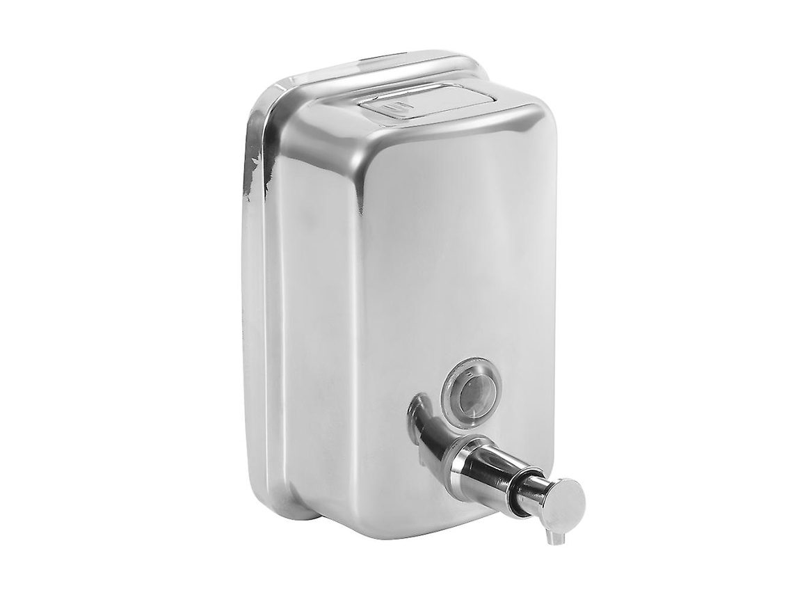 Dispensador manual de jabón y champú de pared de acero inoxidable, con bomba de loción para baño, 800 ml, Rosewell