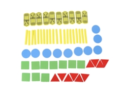 -bloques Magnéticos Geométricos Para Educación Formativa, Material Didáctico De Matemáticas De Gran Tamaño Y Colorido