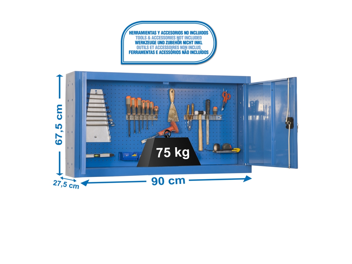 Armario metalico Cabinet Tools Mon. 650x900mm Azul
