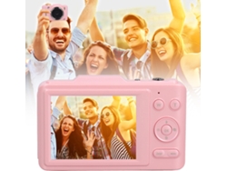 Cámara compacta portátil 4k Hd Cámara digital Zoom 16x Pantalla de 28 pulgadas 32 g Rosa Cuich