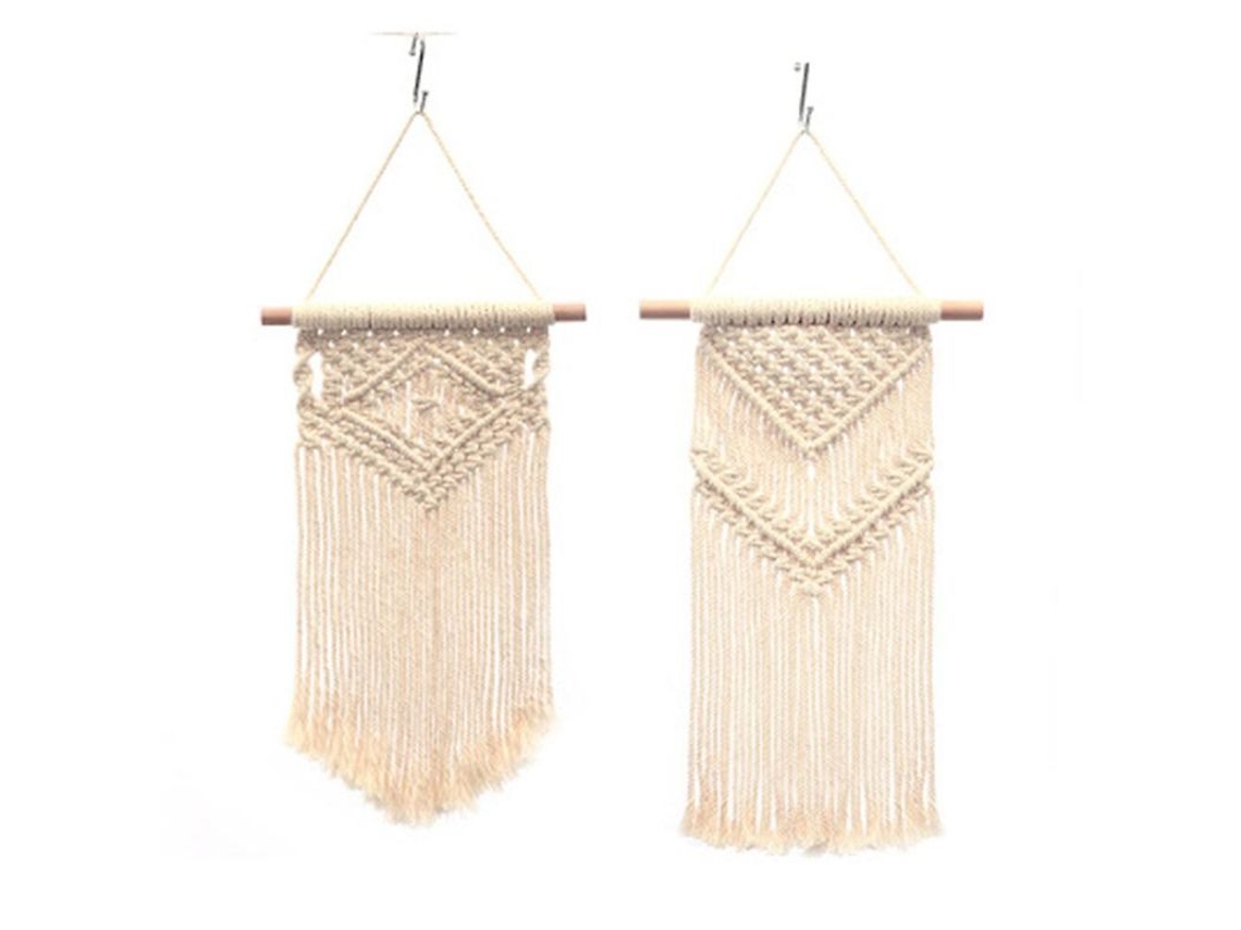 Tapiz De Pared De Macramé, Decoración De Interiores Para El Hogar Y El Apartamento.