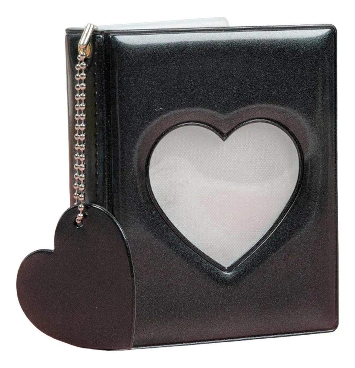 Bolsa de almacenamiento de fotos de color sólido negro