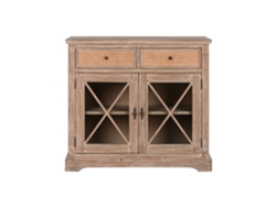 Aparador Madera De Bayur Ratán 100x45x90cm