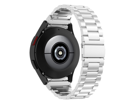 Correa de acero inoxidable 3 cuentas para Samsung Galaxy Watch4 40mm/44mm/Watch4 Classic 42mm/46mm - plata