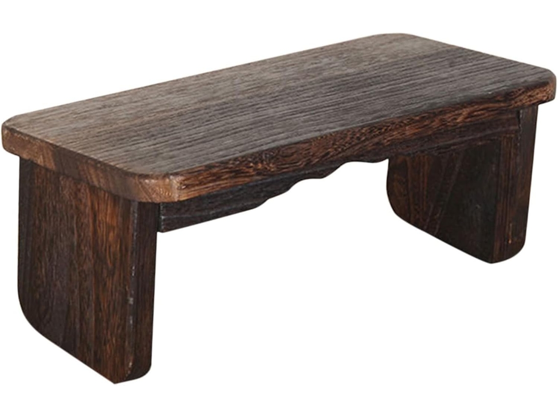 Taburete De Madera Maciza, Banco Portátil Para Arrodillarse En Cafeterías.