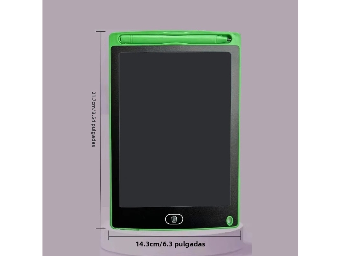 Tableta De Escritura Lcd (verde De 8,5 Pulgadas), Tablero De Dibujo, Tablero De Dibujo Para Niños, Pizarra De Juguete Para Escribir