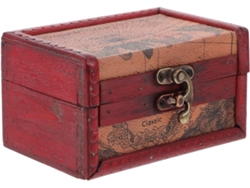 Retro Elegante Organizador Almacenamiento Accesorios Decorativos Caja