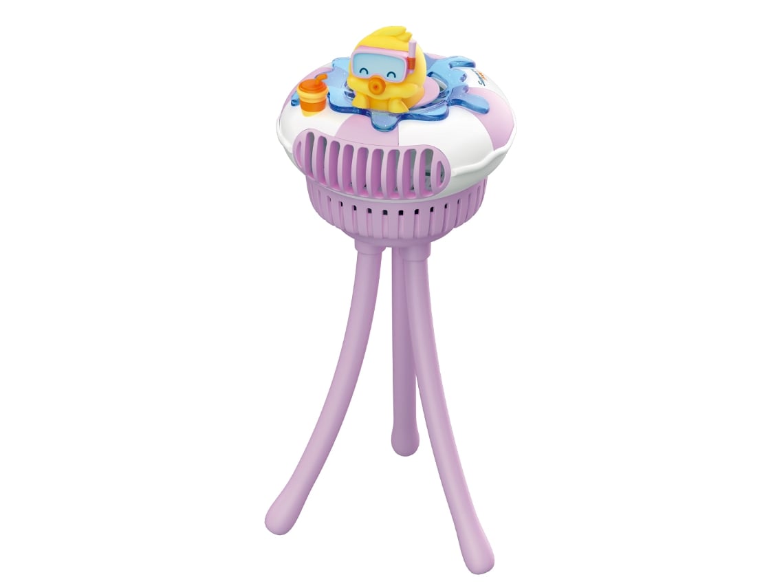 Ventilador De Cochecito Eifson 3 Velocidades, Silencioso Para Bebémorado