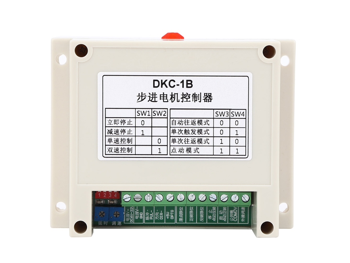 Controlador de motor paso a paso con regulación de velocidad y protección múltiple DKC-1B de un solo eje