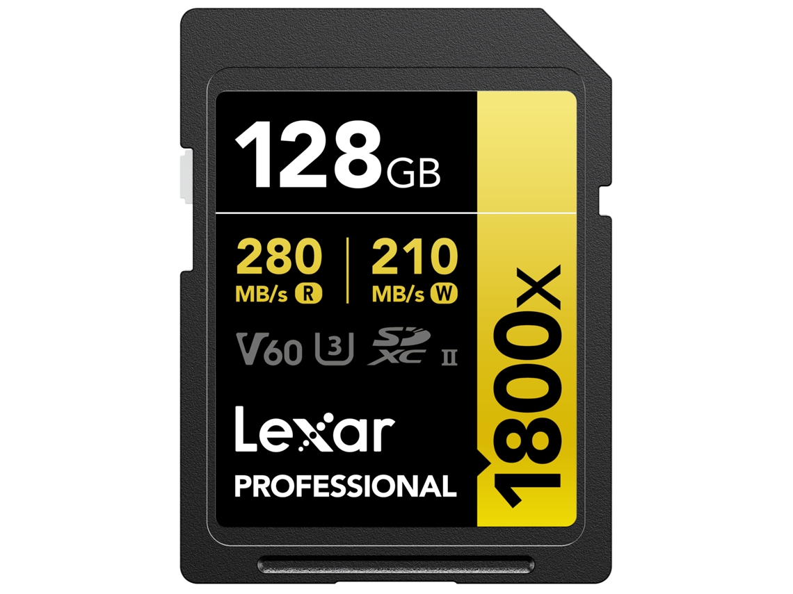 Tarjeta de memoria LEXAR PROFESSIONAL 1800X (128 GB)