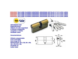 Yale Azbe Cilindro Europerfil Seguridad Hs7-40x40 Lt R15