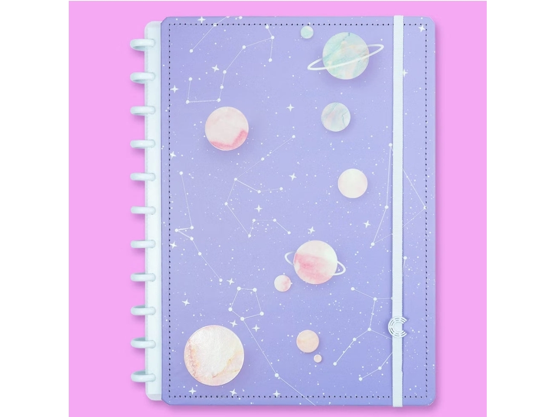 Cuaderno inteligente Gocase edición especial Galaxy morado A4