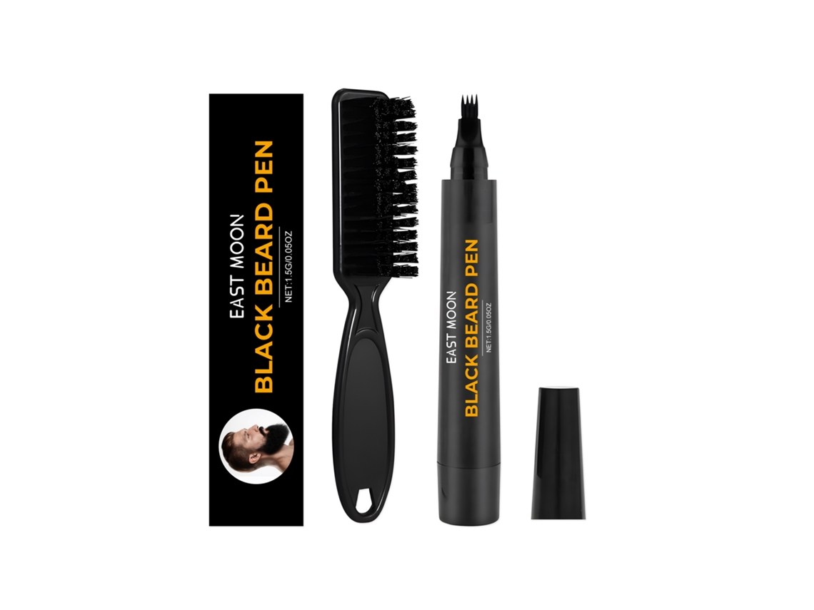 Lápiz rellenador de barba negra