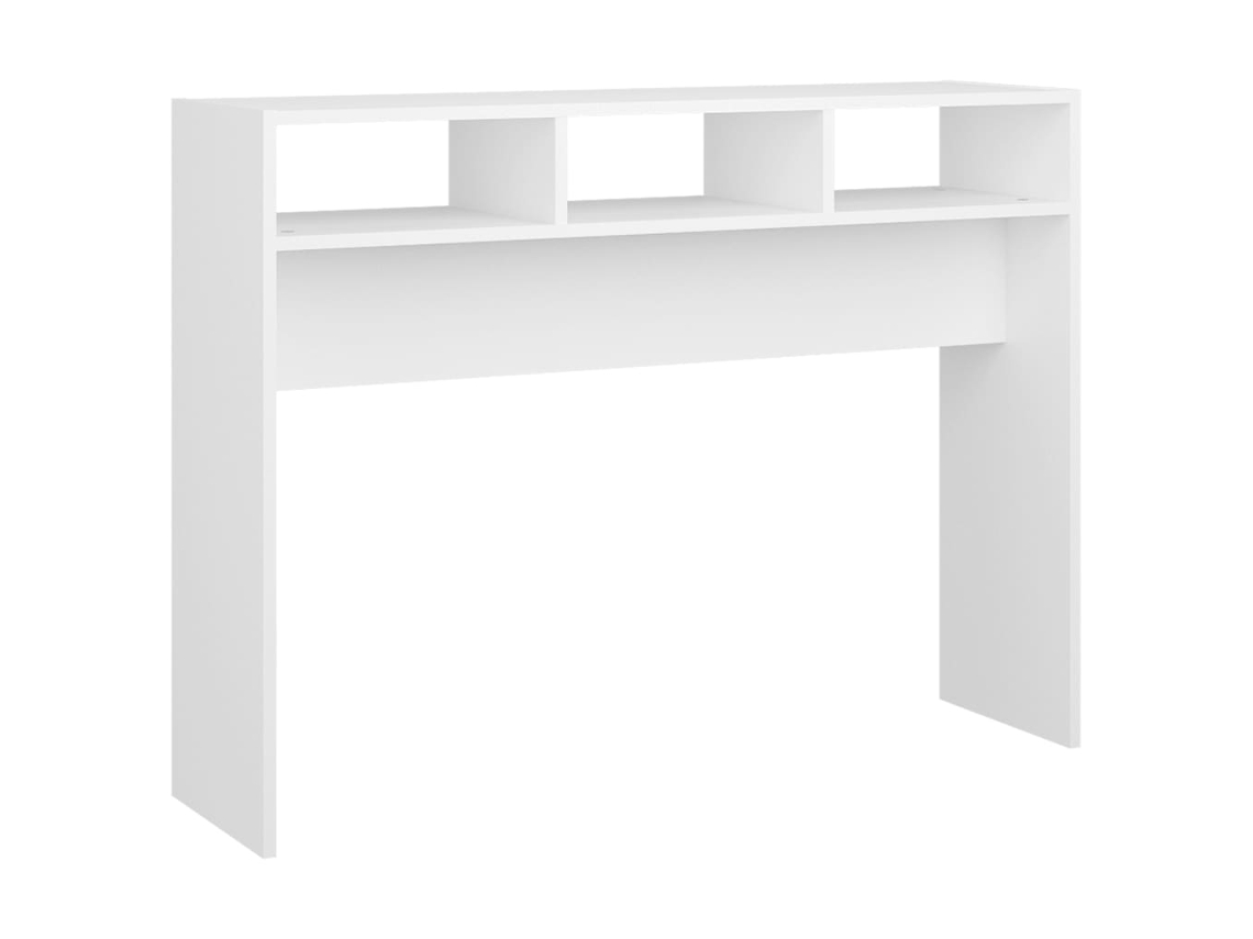 Mesa Consola 105x30x80 Cm Derivados de Madera Blanco MAISON EXCLUSIVE