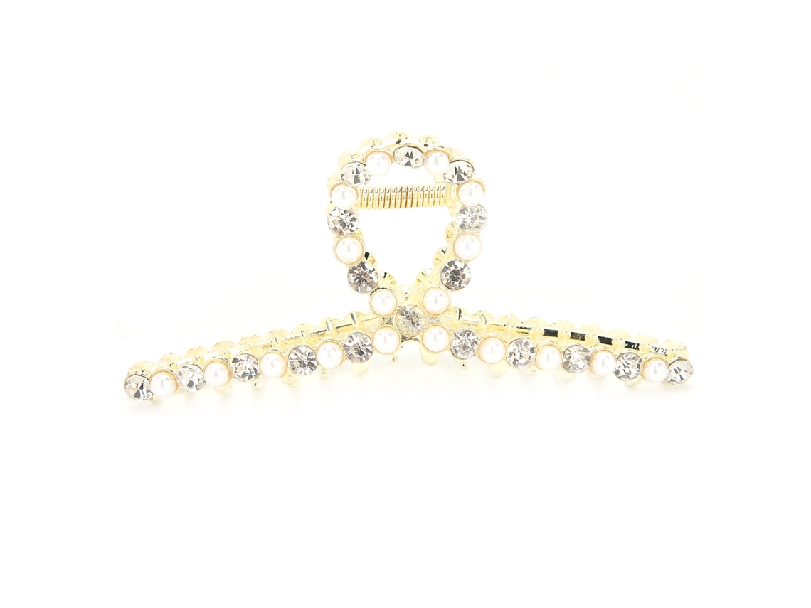 2026-pinças De Cabelo Com Pérolas Artificiais E Rhinestones, Pinças Metálicas Antiderrapantes, Acessórios Decorativos Para Cabelo