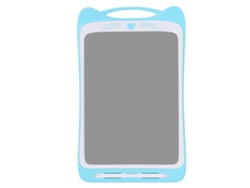 Pantalla LCD transparente de 12 pulgadas para trazar y escribir, tablero de dibujo para colorear para niños (azul claro)