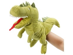 Marioneta De Mano De Dinosaurio De Peluche Con Boca Móvil Que Se Abre, Juguete Interactivo Para Juegos Imaginativos, 33 Cm