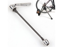 Pasador De Acero De Liberación Rápida Para Bicicletas De Montaña Y Rodillos De Entrenamiento, Ligero Y Duradero, Compatible Con Varios Rodillos, 19 Cm, Plateado.