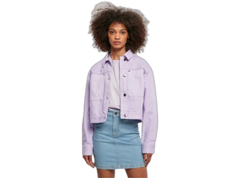 Abrigo URBAN CLASSICS Mujer (5XL - Blanco)