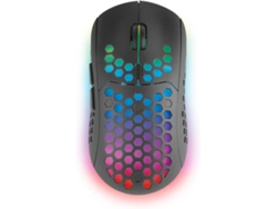 Ratón MARS GAMING MMW3 (Inalámbrico - 3200 dpi - Negro)
