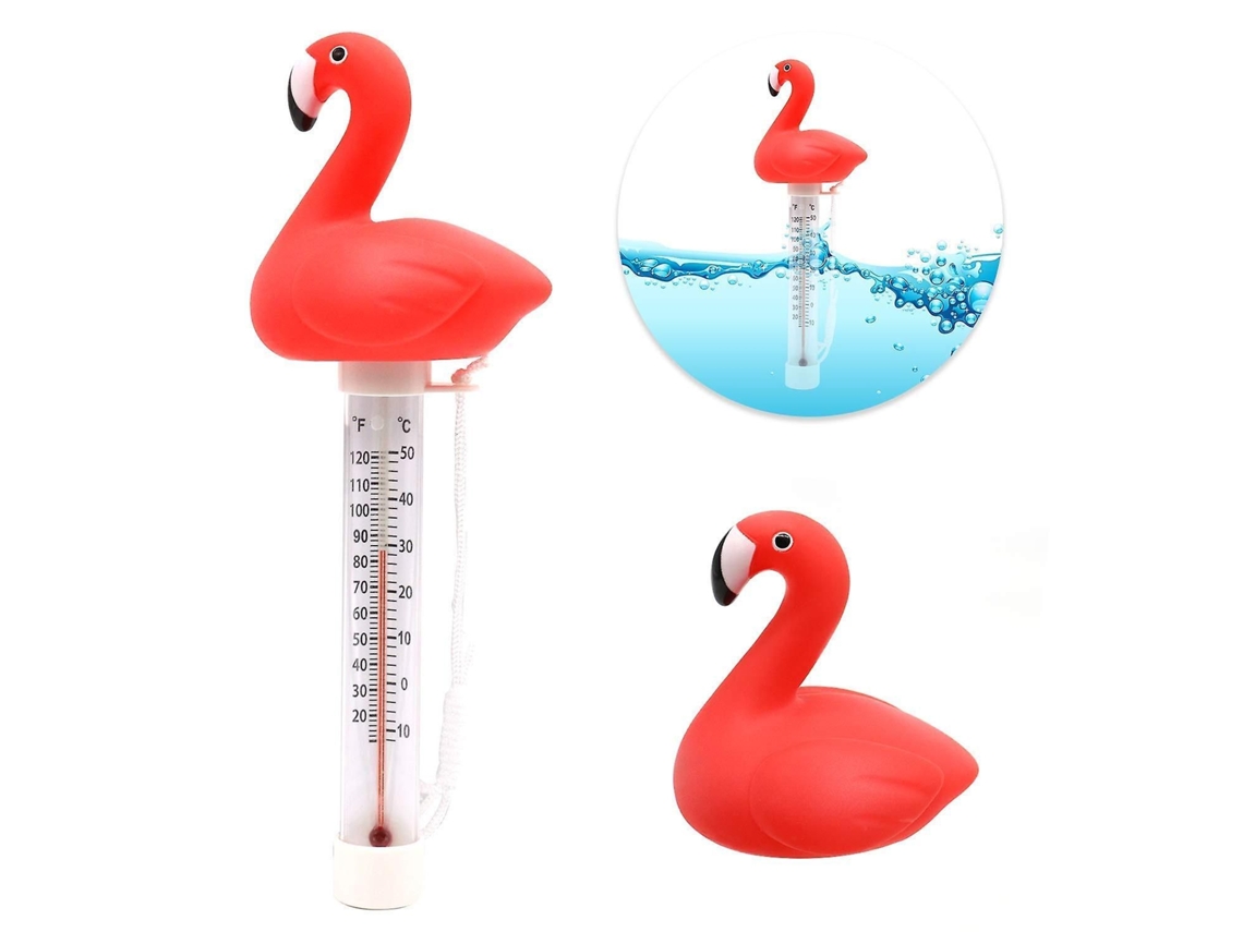 Termómetro flotante para piscina, medidor de nivel de agua para estanques con cuerda, GOKOCO Baby