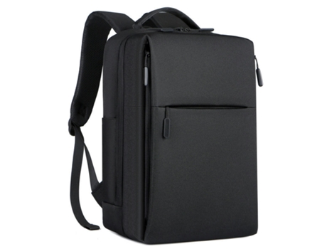 Mochila Mochila para computadora Mochila Escolar para Estudiantes para Hombres Mochila de Carga Impermeable-Bolsillo Negro