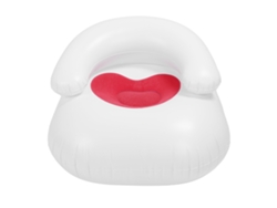 Sofá inflable portátil Corazón Rojo para sala de estar