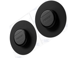 Paquete de 2 soportes adhesivos con rastreador global - Sin cuota mensual | Protección discreta | Localizador para equipaje, mochilas y dispositivos Android