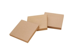 Tres Cuadernos Que Contienen 300 Notas Adhesivas De 3x3 Pulgadas Cada Uno, De Color Marrón, Adecuados Para Usar Como Blocs De Notas O Cuadernos.
