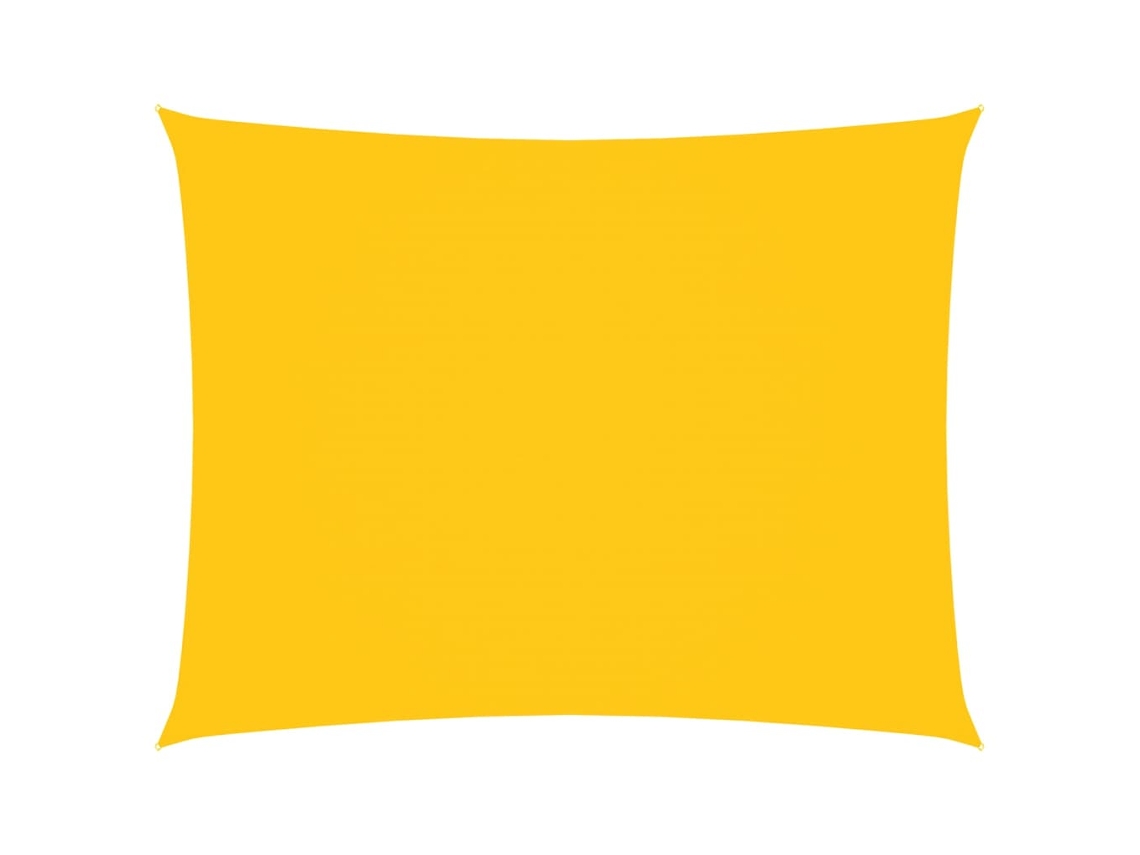Maison Exclusive - Toldo De Vela Rectangular Tela Oxford Amarillo 3,5x4,5 M